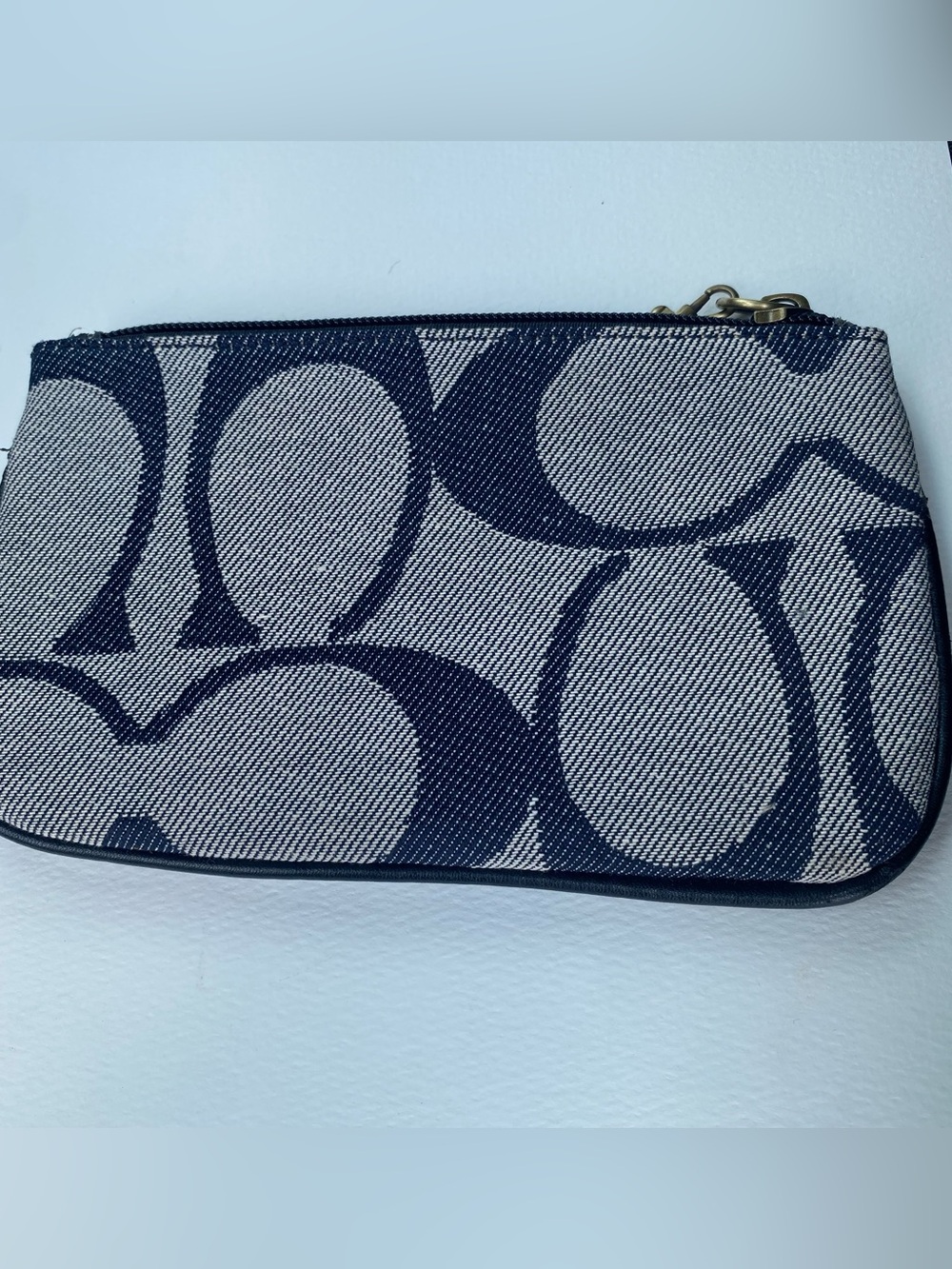 Coach Navy and Cream Woven Strap (NOBRAND)